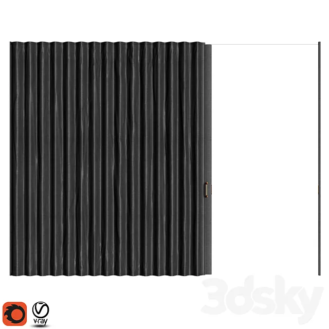 Soft sliding partition 3D Model