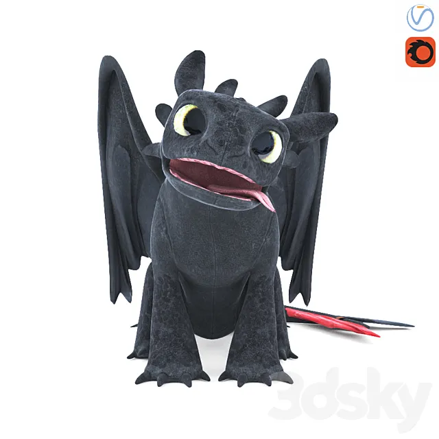 Soft toy “Bezzubik” 3DModel Soft toy “Bezzubik” 3DModel