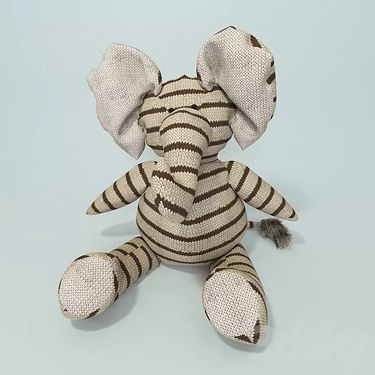 Soft toy "Elephant" 3D Model Soft toy "Elephant" 3D Model