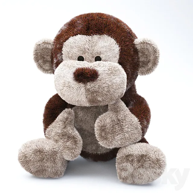 Soft toy monkey 3D Model Soft toy monkey 3D Model