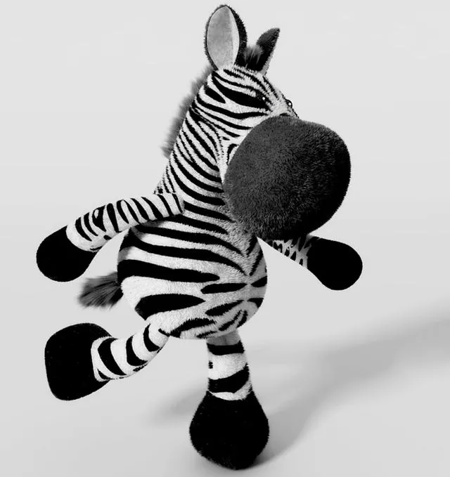 Soft toy NICI from Zebra 3D Model Soft toy NICI from Zebra 3D Model