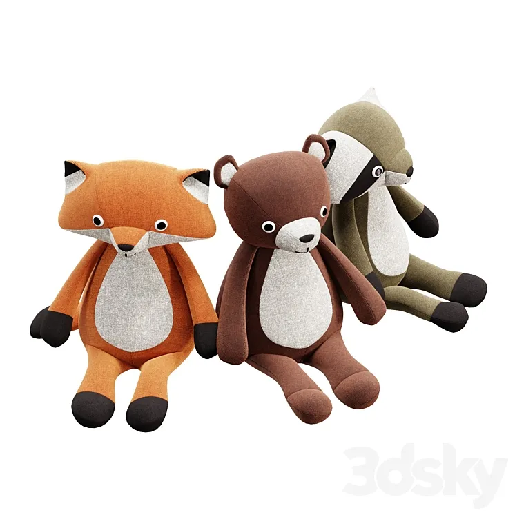 soft toys 3D Model Free Download