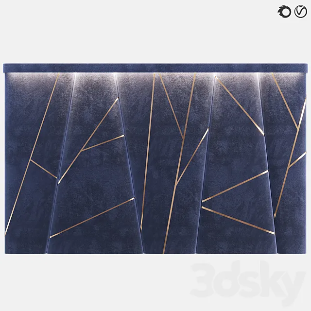Soft wall panel 71 3D Model Soft wall panel 71 3D Model