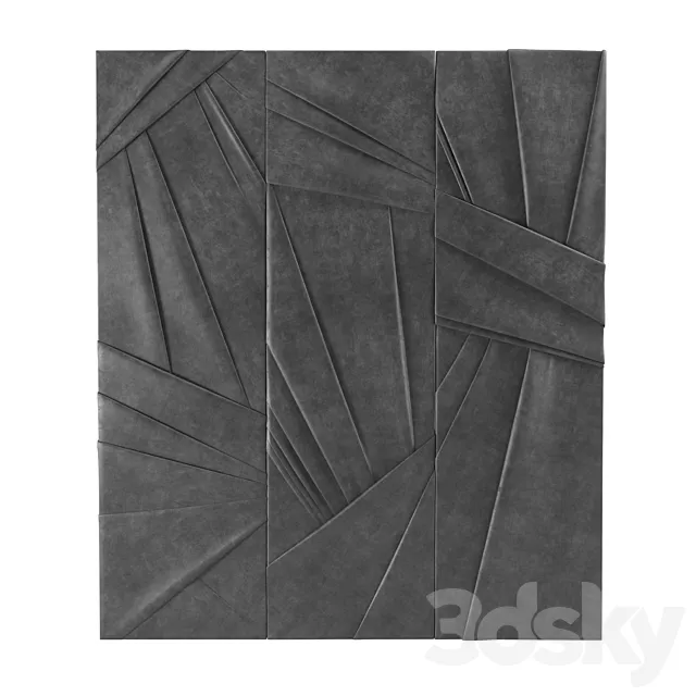 Soft wall panels MP15 3D Model