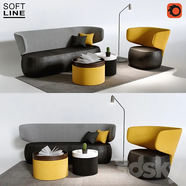 Softline Basel set 3DModel