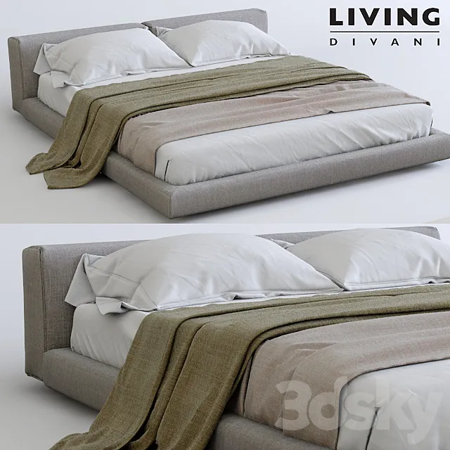 Softwall Bed 3D Model Softwall Bed 3D Model