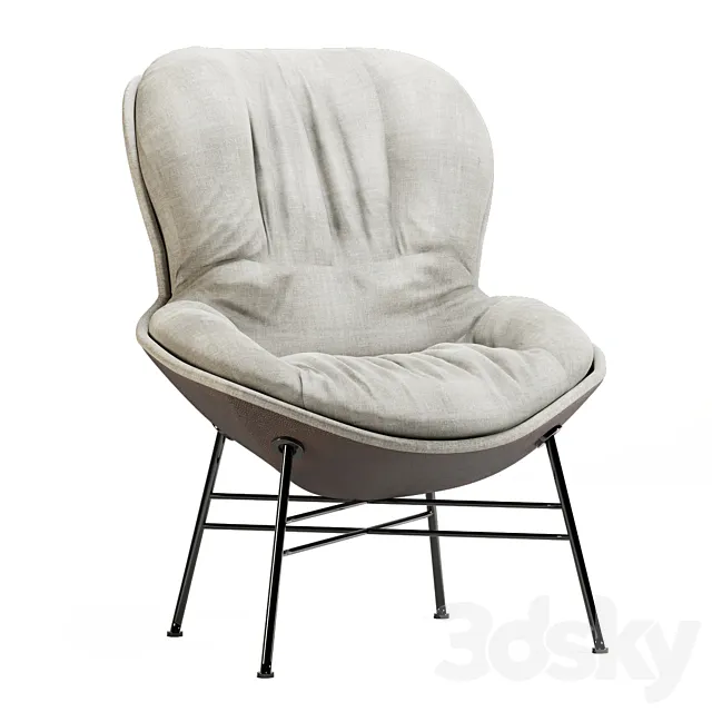 softy armchair ditre 3D Model