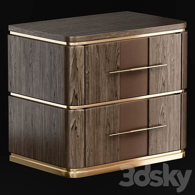 Soho Bedside Table Frato Interiors 3DModel Soho Bedside Table Frato Interiors 3DModel