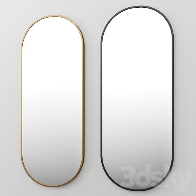 Solanas Mirror by Gandiablasco Mirror 3D Model