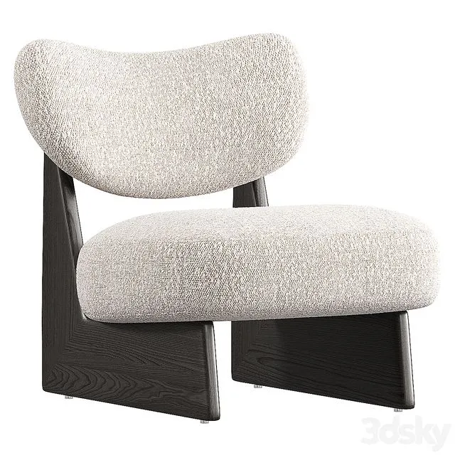 Solange Performance Boucle Chair 3D Model Solange Performance Boucle Chair 3D Model