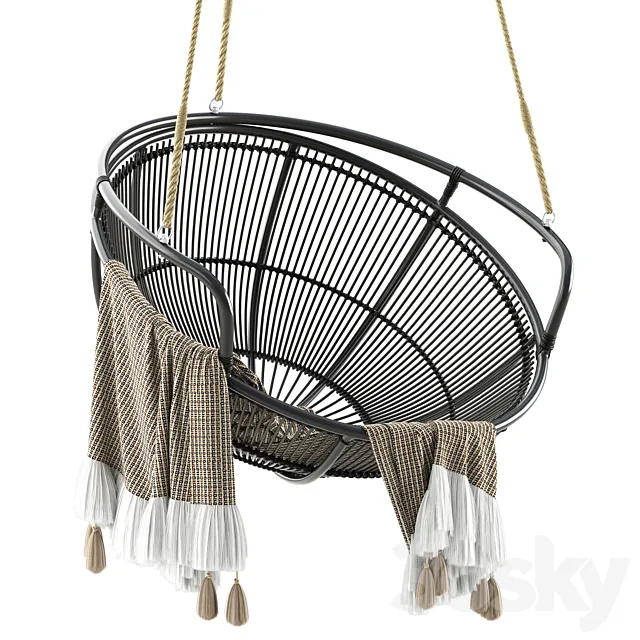 Solar Hanging Chair 3D Model