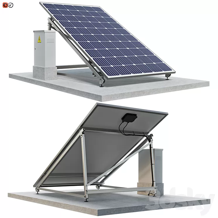 Solar Panel 01 3D Model
