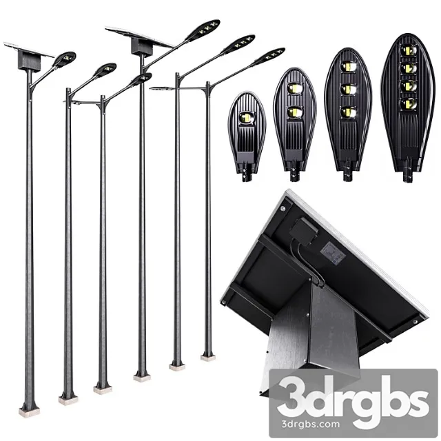 Solar powered street light Solar powered street light