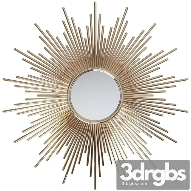 Soledad la redoute sun shaped mirror 3D Model Download