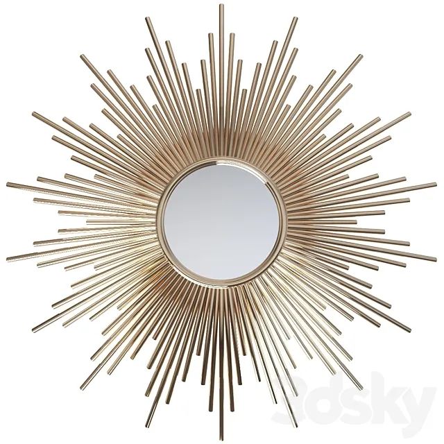 Soledad La Redoute Sun Shaped Mirror 3DModel