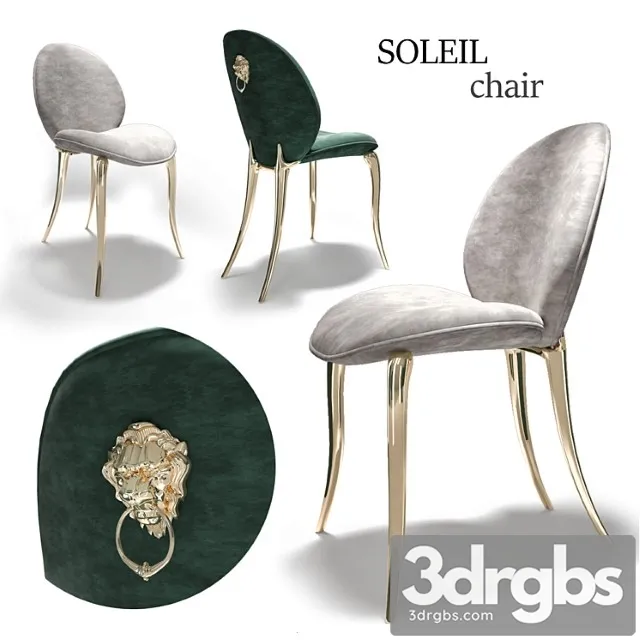 Soleil Chair Boca Do Lobo 3D Model Download Soleil Chair Boca Do Lobo 3D Model Download