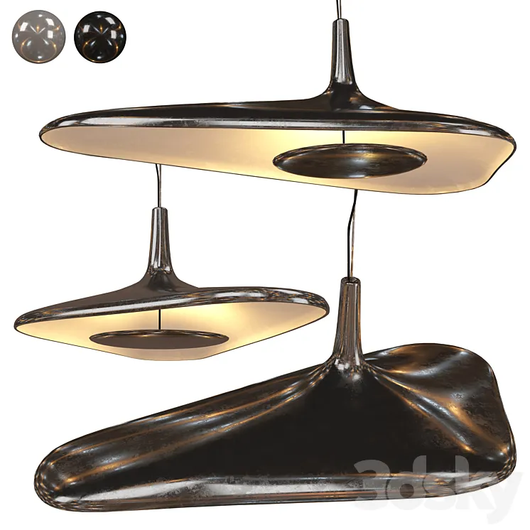 Soleil Noir by Luce Plan 3D Model Free Download