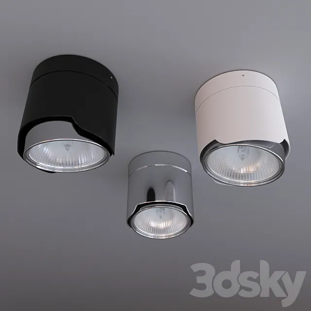 SOLID QR111 | Ceiling lamp 3D Model