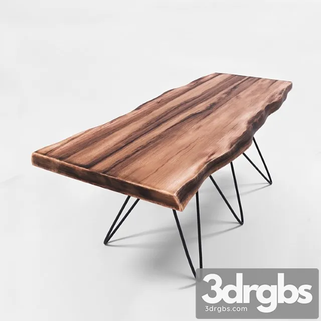 Solid wood table 2 3D Model Download Solid wood table 2 3D Model Download