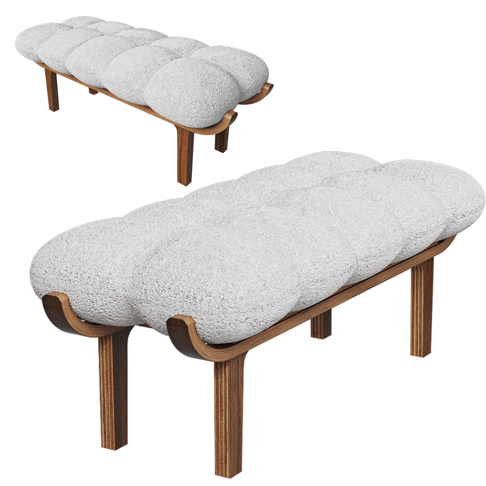 SOLLEN – Bench NUAGE 3D Model SOLLEN – Bench NUAGE 3D Model