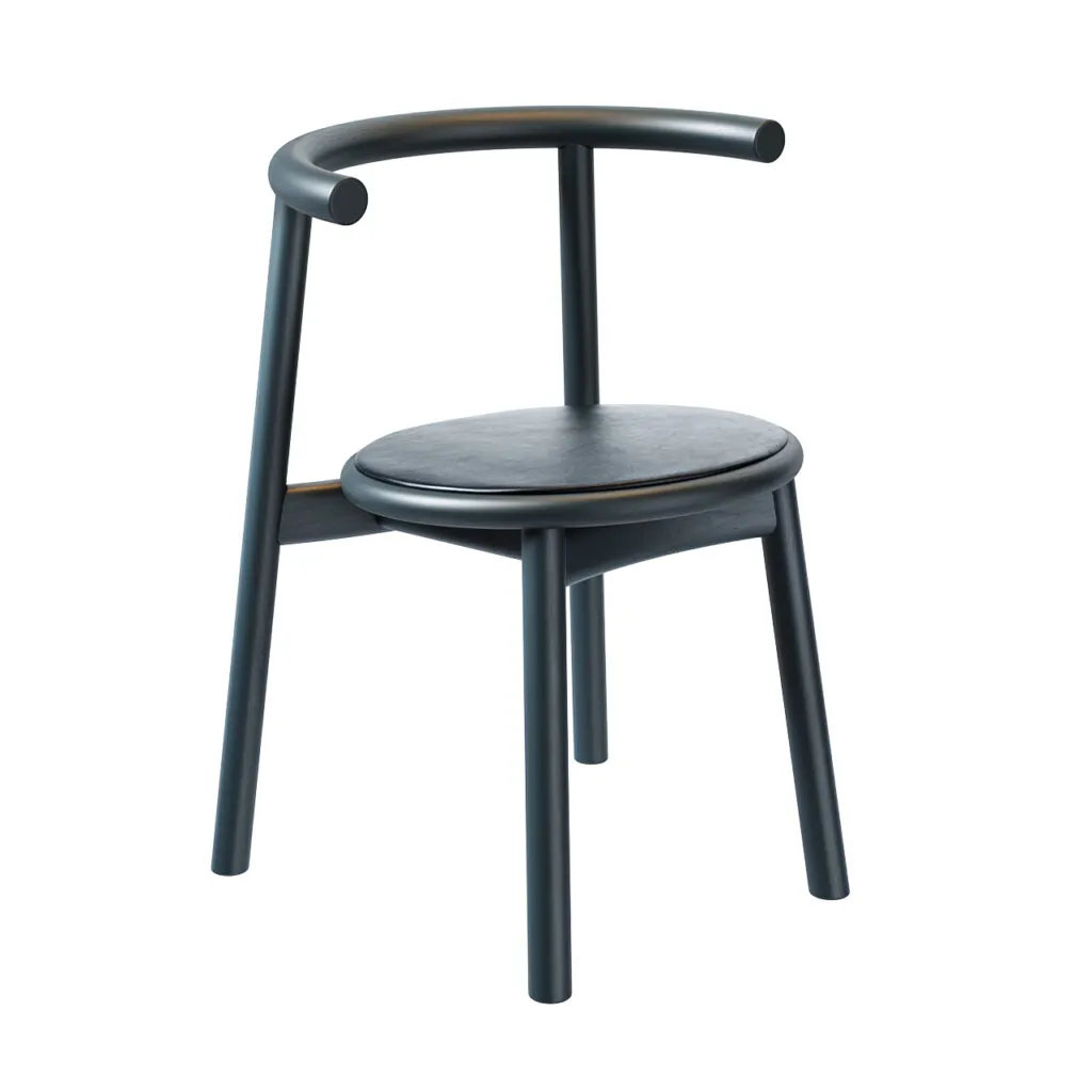 Solo Soft Chair Leather by Mattiazzi Solo Soft Chair Leather by Mattiazzi