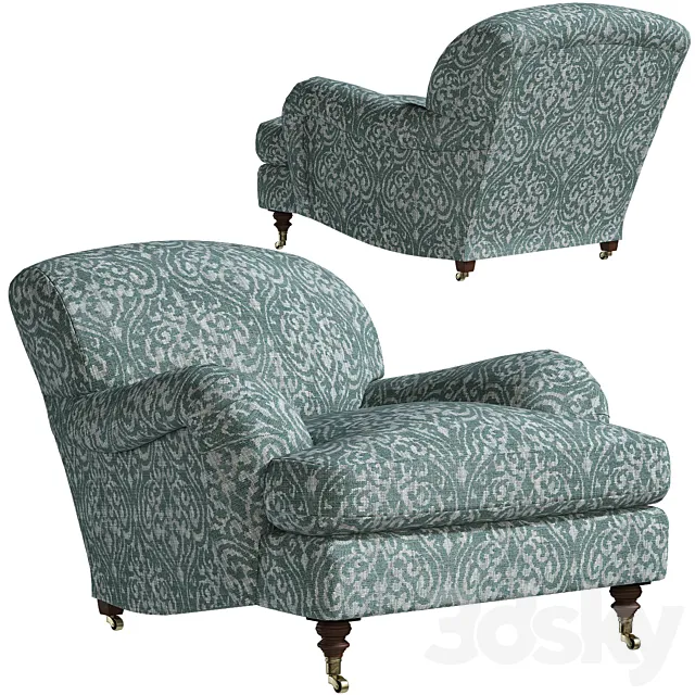 SOMERVILLE armchair 3D Model