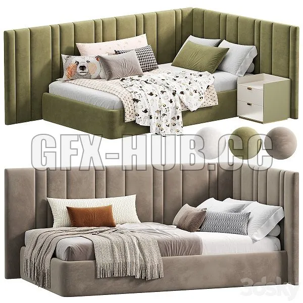 Sonata Bed by Divan24 3D Model Sonata Bed by Divan24 3D Model