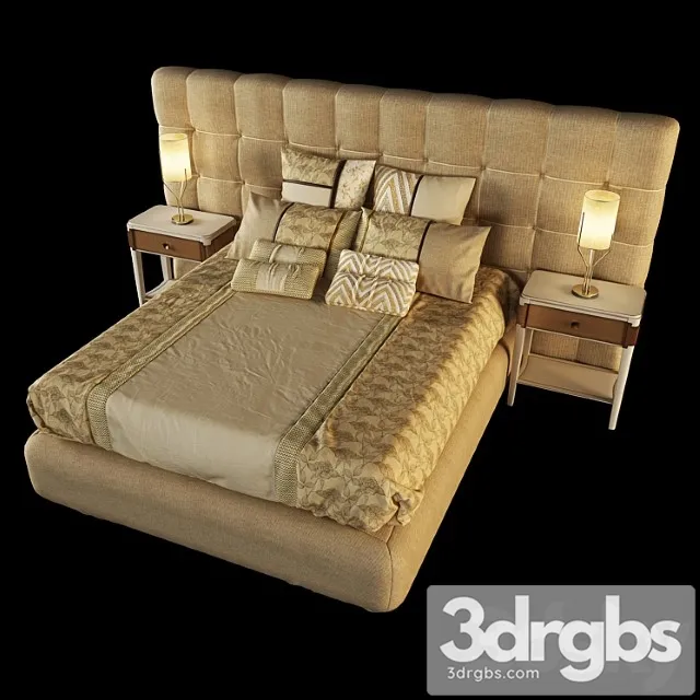 Songes bed 2 3D Model Download