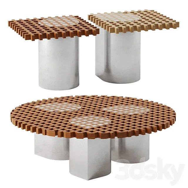 Sonia Coffee Table by Vonnegut Kraft 3DModel 3DSKY Decor Helper