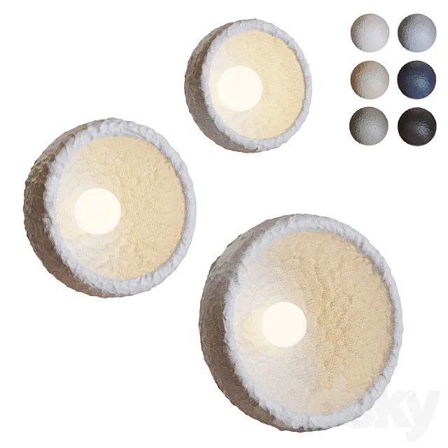 SONIAH Yakusha Sconce Lamp 3D Model SONIAH Yakusha Sconce Lamp 3D Model