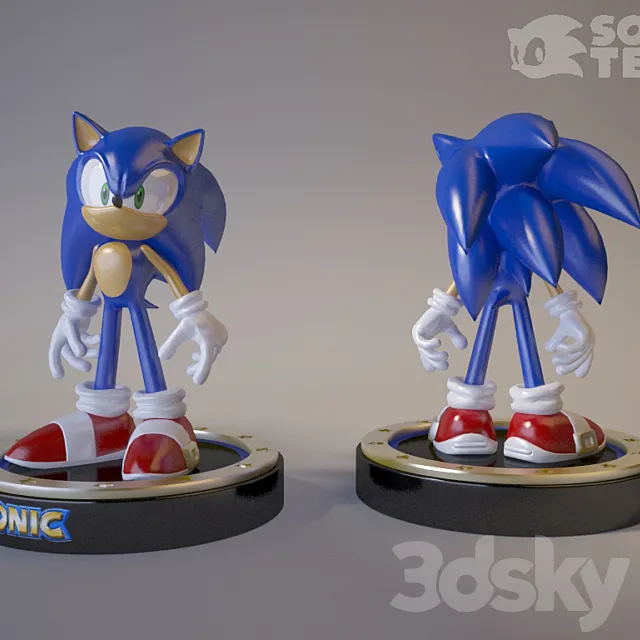 Sonic 3D Model Sonic 3D Model
