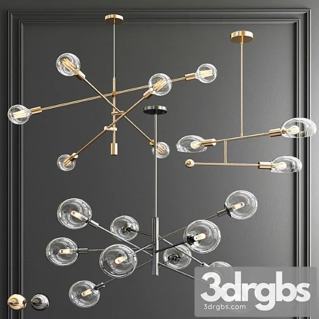 Sonneman Mobile Tangle Light 3 Type 3D Model Download