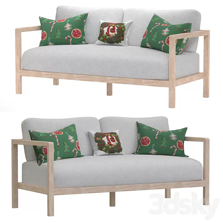 Sonoma Outdoor Sofa 3D Model Free Download