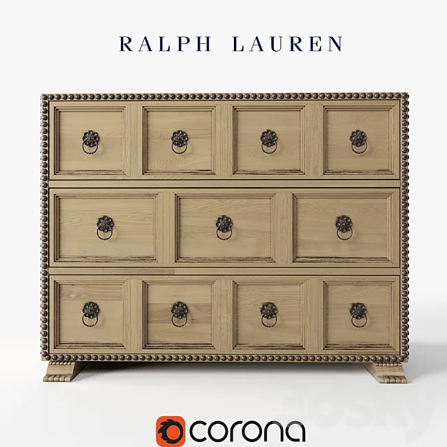 SONORA CANYON STUDDED CHEST 3D Model