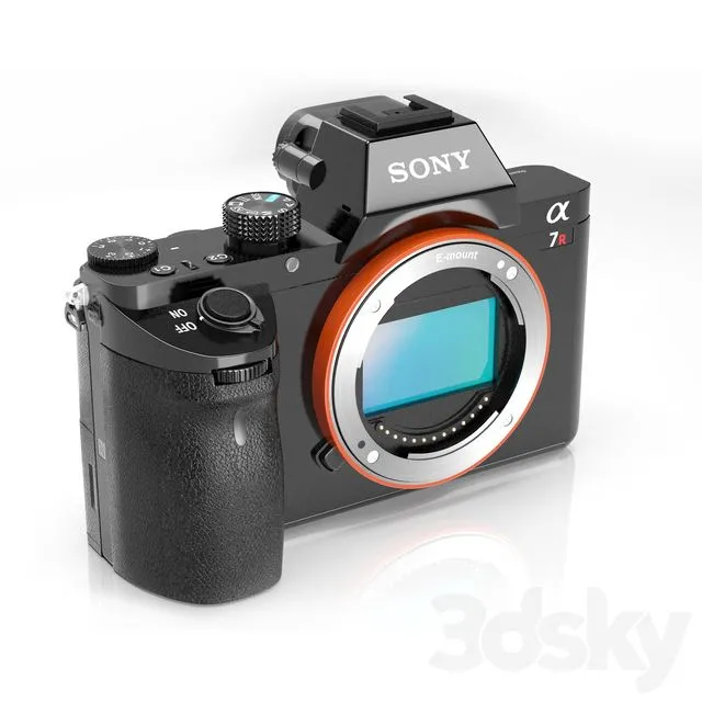 Sony A7RII photo camera 3D Model Sony A7RII photo camera 3D Model