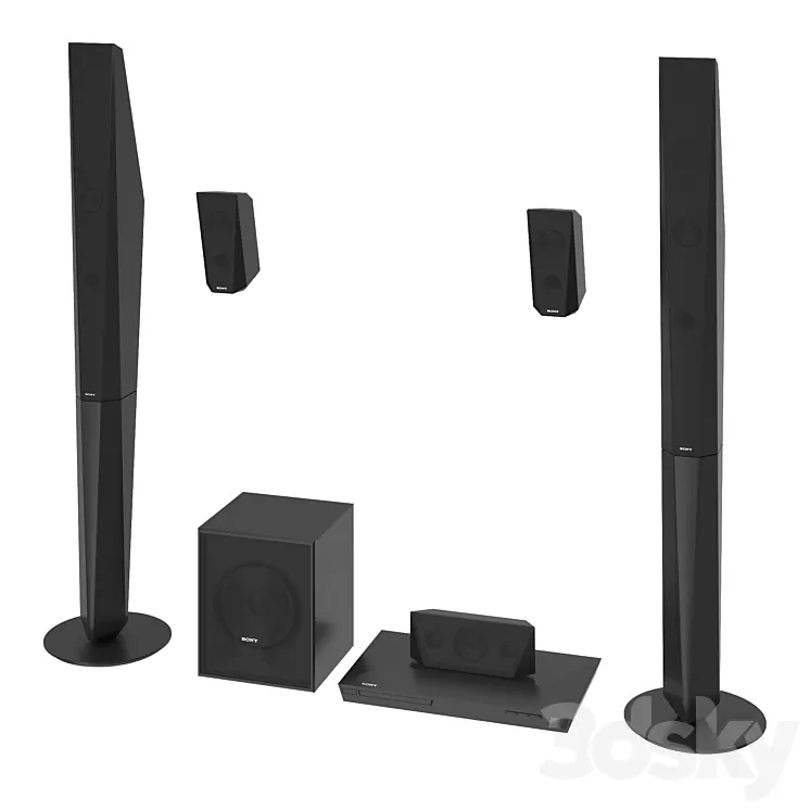 SONY BDV-E4100 3D Model Free Download