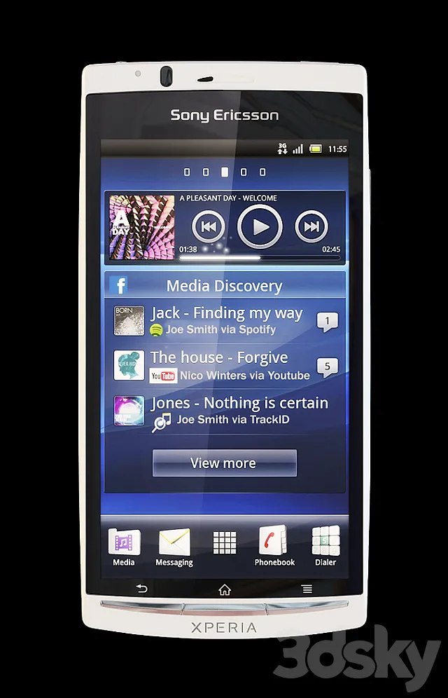 Sony Ericsson | Xperia Arc S White Free Download