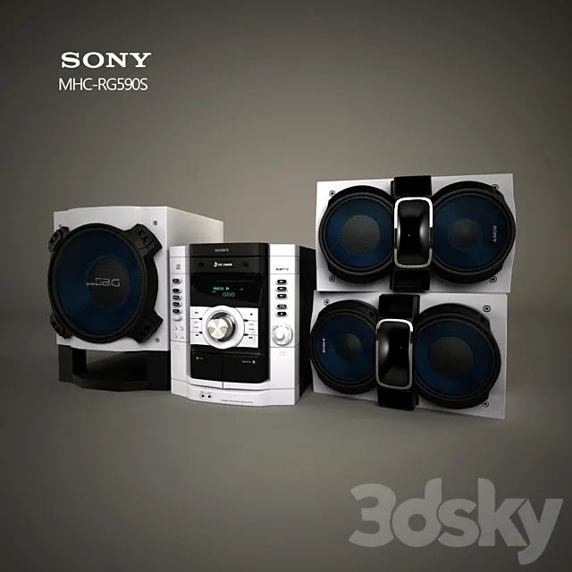 Sony MHC-RG590S 3DModel