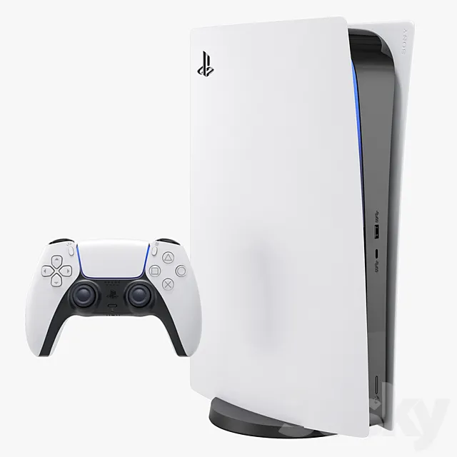 Sony PlayStation 5 digital edition 3DModel
