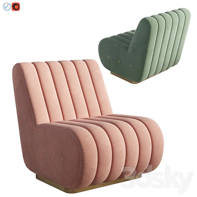 Sophia Sofa Essential home 3D Model Sophia Sofa Essential home 3D Model