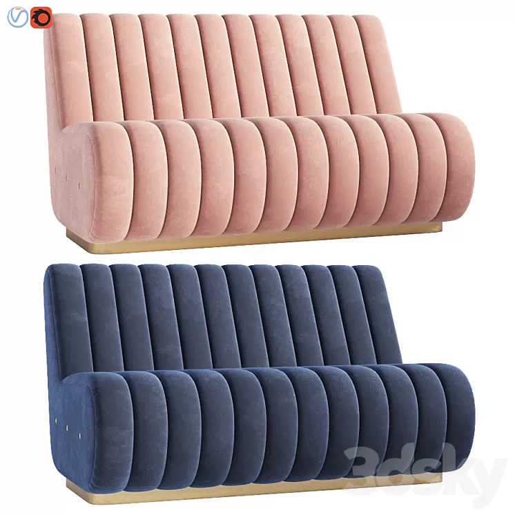 Sophia Sofa Essential home 3D Model