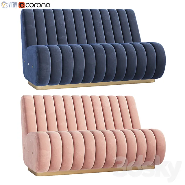 Sophia Sofa Essential home 3DModel Sophia Sofa Essential home 3DModel