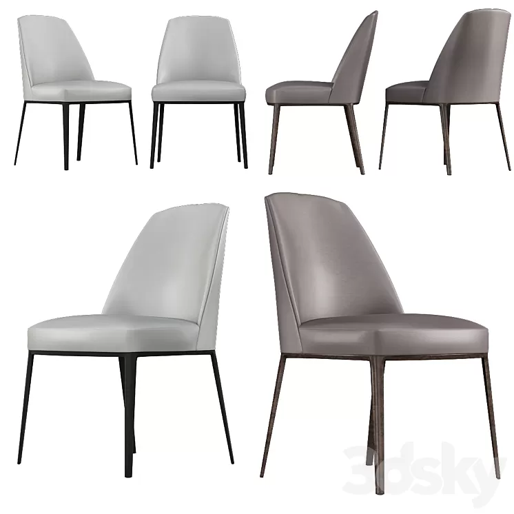 SOPHIE Chair with armrests 3D Model SOPHIE Chair with armrests 3D Model