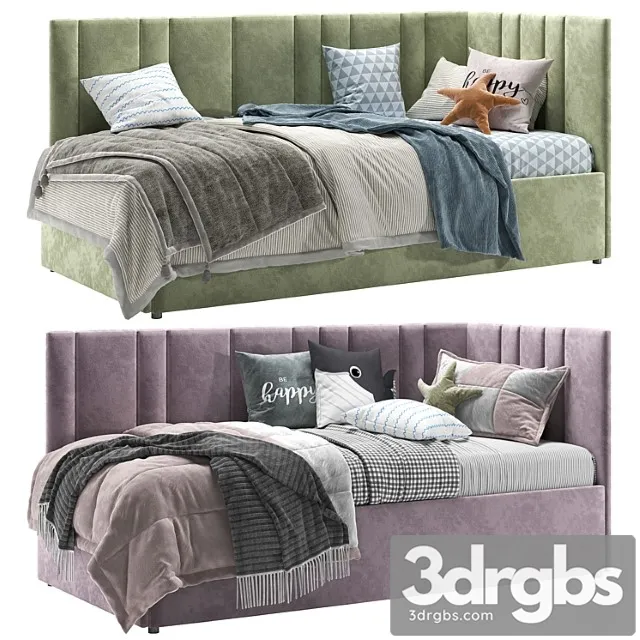 Sophie Corner Bed 3D Model Download