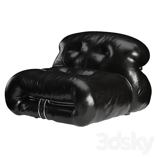 Soriana Lounge Chair by Cassina 3D Model