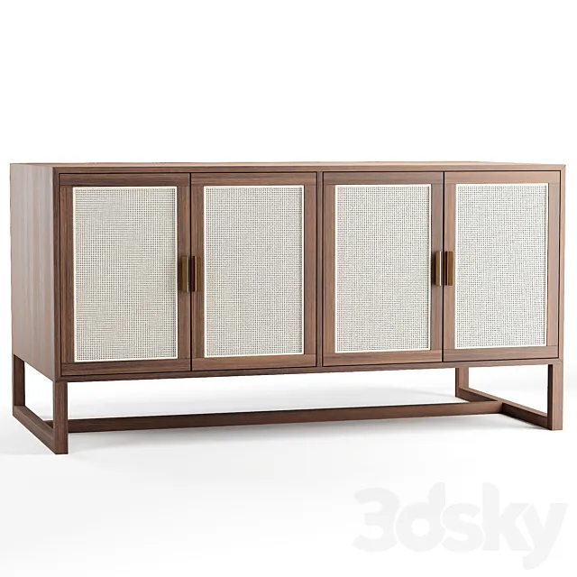 Sorren Media Cabinet 3DModel 3DSKY Decor Helper