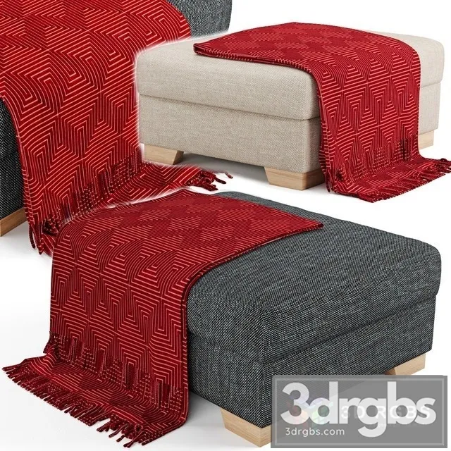 Sorvallen Footstool 3D Model Download