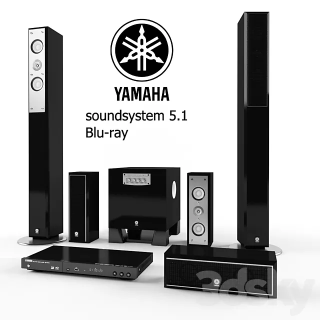 soundsystem_yamaha 3DModel