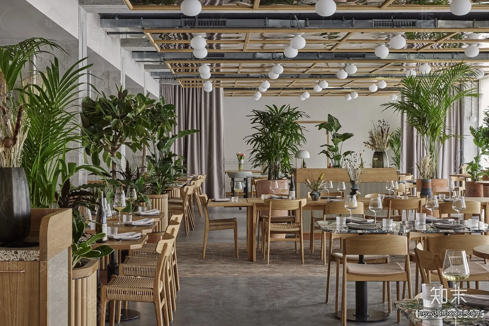 Southeast Asia Restaurant 3D Scenes – 3D Blocks – 010 – VRAY