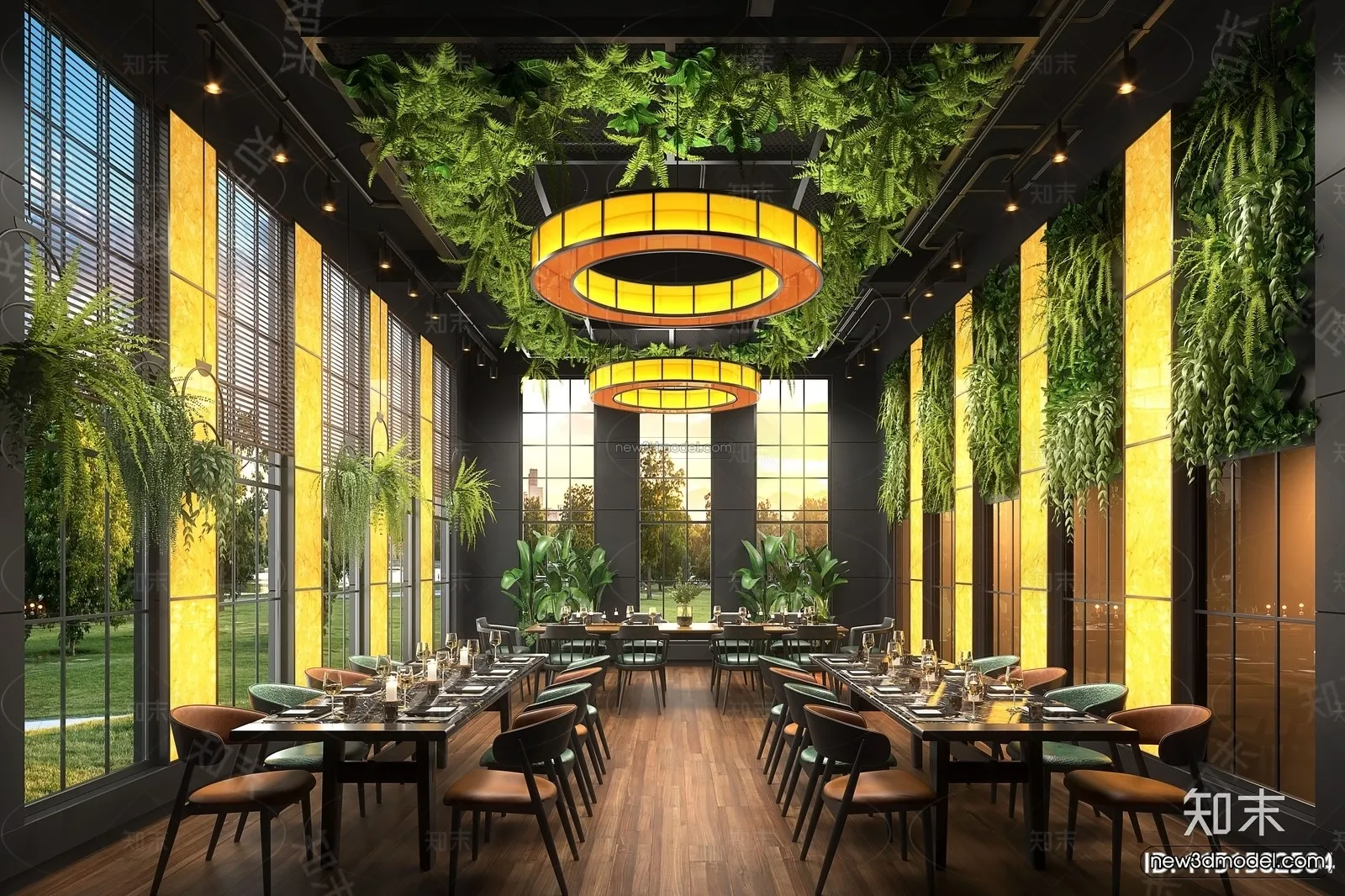 Southeast Asia Restaurant 3D Scenes – 3D Blocks – 050 – VRAY